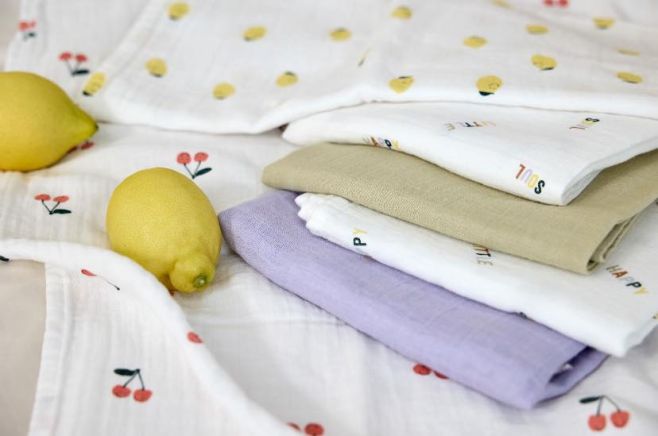 LÄSSIG plienky Bavlnené plienky sú pomocníkom pre každodennú starostlivosť o bábätko. Možno ich použiť ako utierku na...